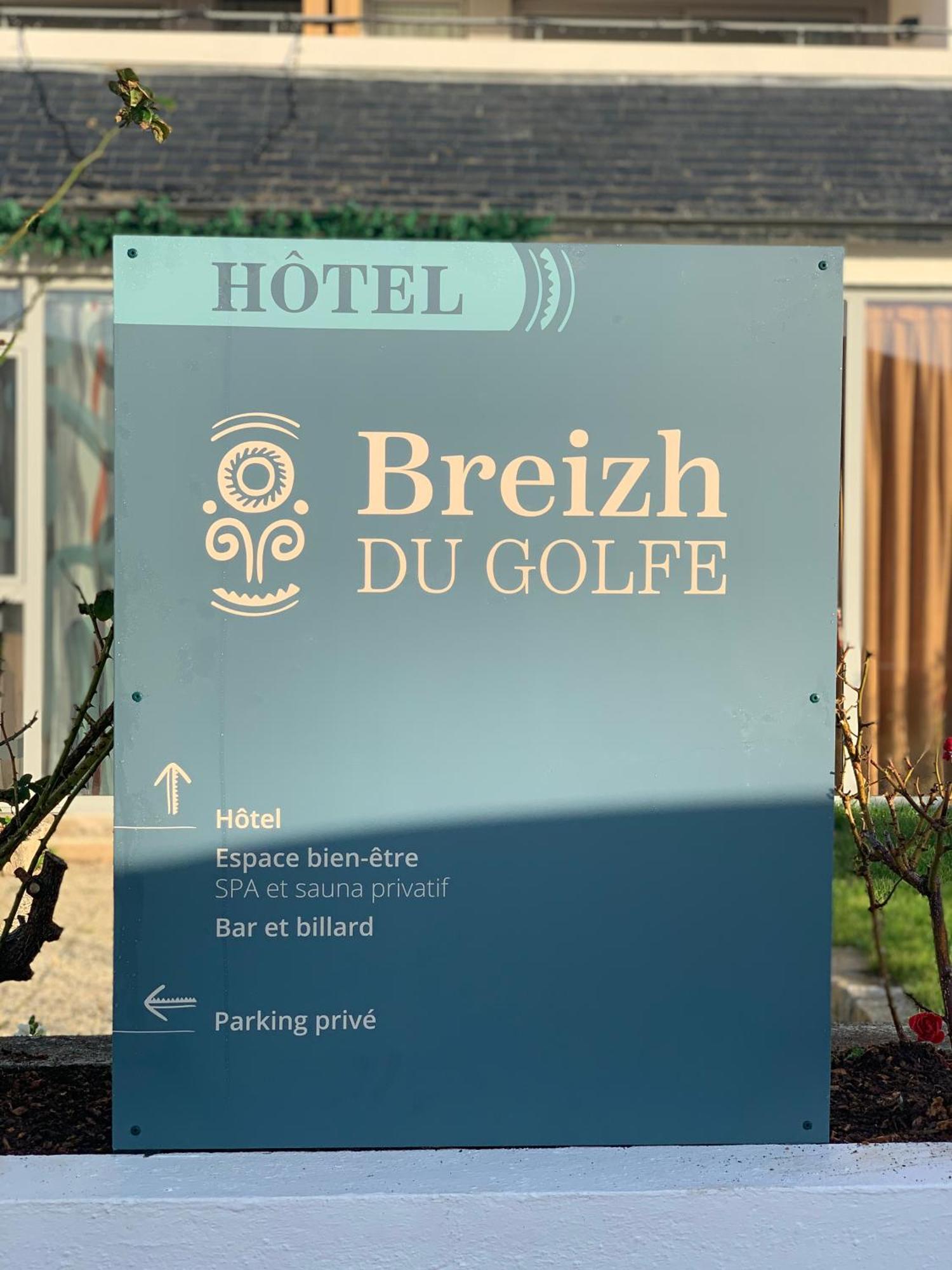 Hotel Breizh Du Golfe Arzon Exterior foto